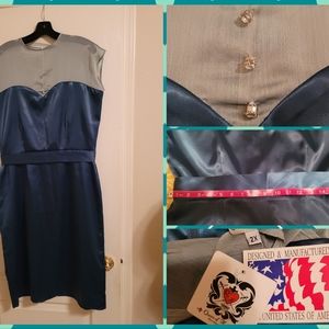 Queen of Hearts 2X Green Dress